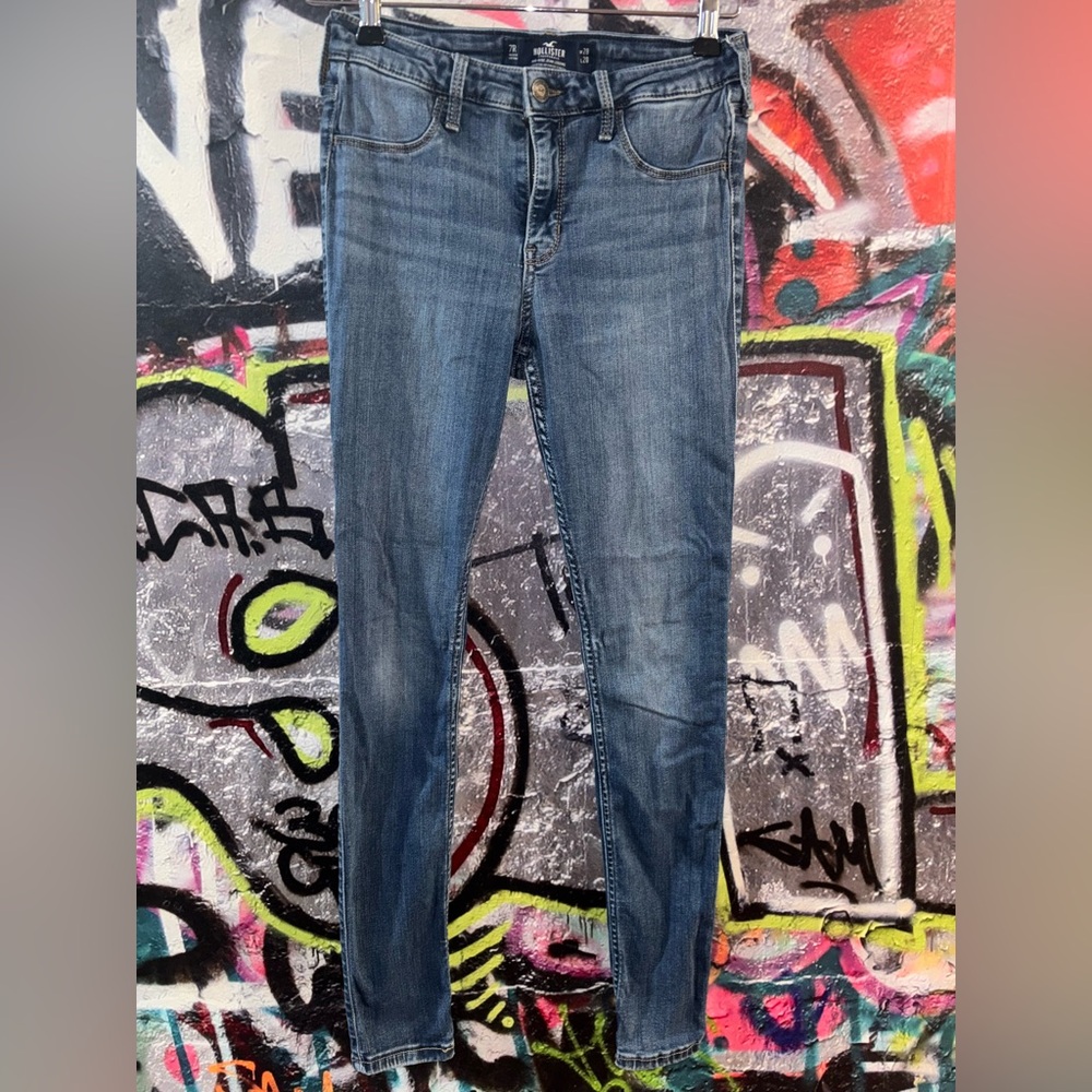 Hollister Mid-Rise Blue Denim Jeans-7R